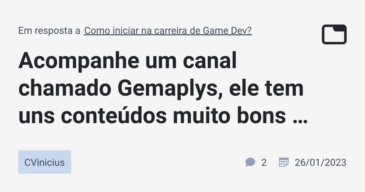 Jogo brasileiro feito pelo GEMAPLYS, baseado no joguinho do