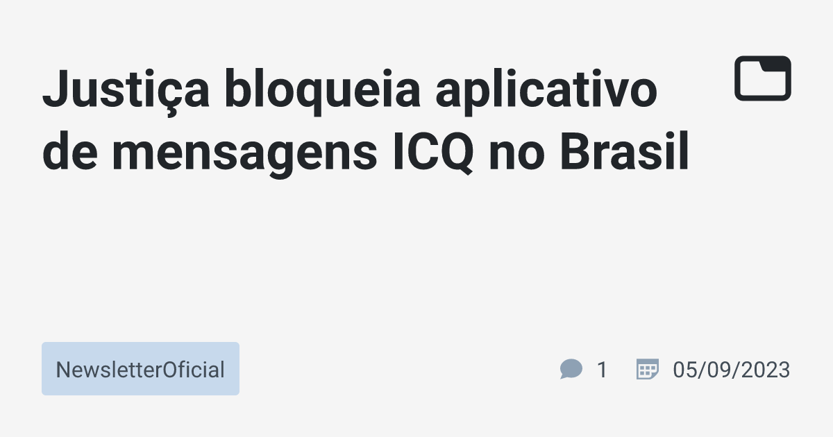 Relembre o ICQ, pré-WhatsApp que está proibido no Brasil